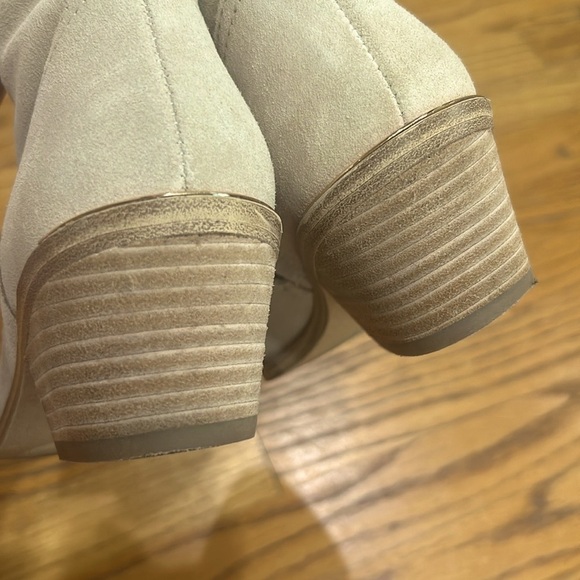 Steve Madden Braylen Suede Pointed Toe Bootie in Sand Color - Picture 9 of 12